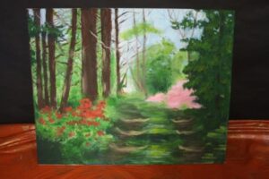 beginner acrylic art class for adults sharon ma hunakai studio