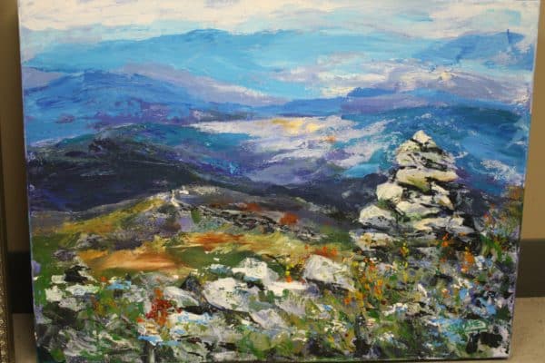 Acrylics landscape painting
